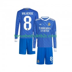 3de shirt Real Madrid Valverde 8 Voetbalteneu Kinderen 2025-26 L-S