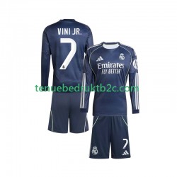 Uitshirt Real Madrid Vinicius Junior 7 Voetbalteneu Kinderen 2025-26 L-S