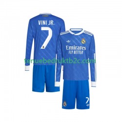 3de shirt Real Madrid Vinicius Junior 7 Voetbalteneu Kinderen 2025-26 L-S