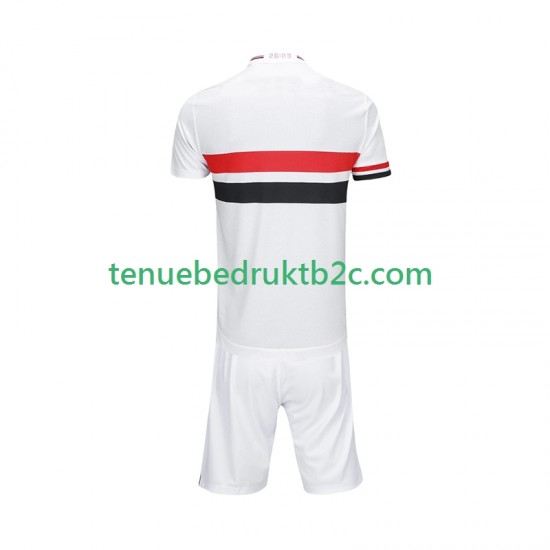 Thuisshirt Sao Paulo Voetbalteneu Kinderen 2025-26 S-S