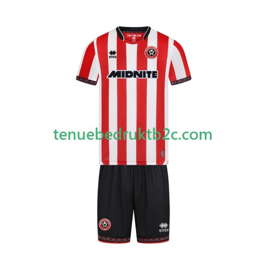 Thuisshirt Sheffield United Voetbalteneu Kinderen 2025-26 S-S