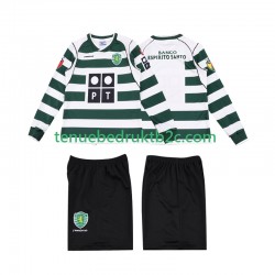 Thuisshirt Retro Sporting CP 2001 2003 Voetbalteneu Kinderen L-S