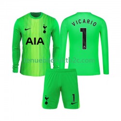 Thuisshirt Tottenham Hotspur Keeper Guglielmo Vicario 1 Voetbalteneu Kinderen 2025-26 L-S