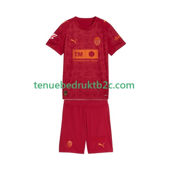 Uitshirt Valencia CF Voetbalteneu Kinderen 2025-26 S-S
