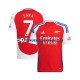 Thuisshirt Arsenal Bukayo Saka 7 Mannen 2024-25 S-S Rood