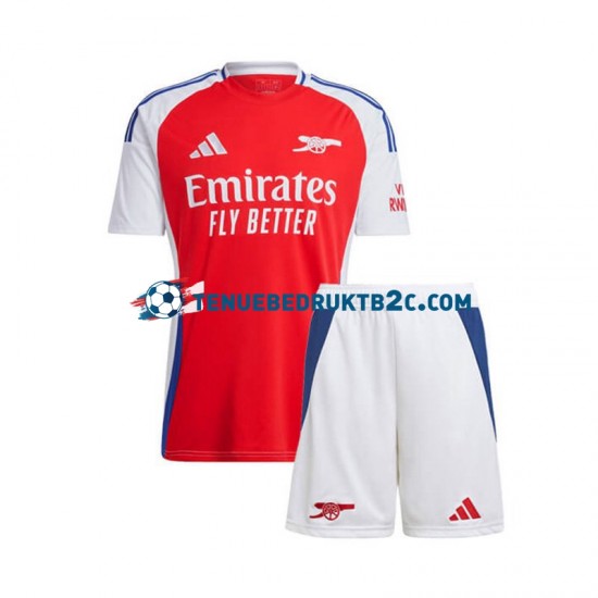 Thuisshirt Arsenal Voetbalteneu Kinderen 2024-25 S-S Rood