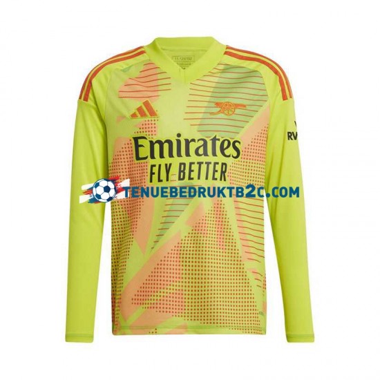 Thuisshirt Arsenal Keeper Mannen 2024-25 L-S Geel