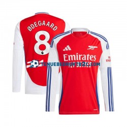 Thuisshirt Arsenal Martin Odegaard 8 Mannen 2024-25 L-S Rood