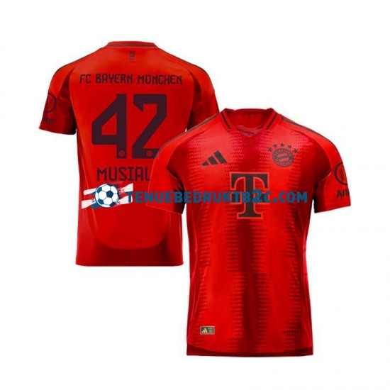 Thuisshirt FC Bayern München Jamal Musiala 42 Mannen 2024-25 S-S Rood