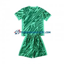 3de shirt Brazilië Keeper Voetbalteneu Kinderen 2024 S-S Groente