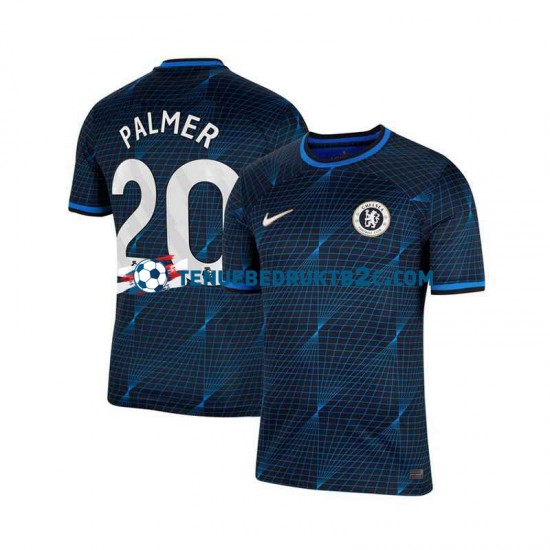 Uitshirt Chelsea Cole Palmer 20 Mannen 2023-24 S-S Blauw