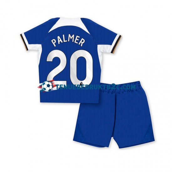 Thuisshirt Chelsea Cole Palmer 20 Voetbalteneu Kinderen 2023-24 S-S Blauw