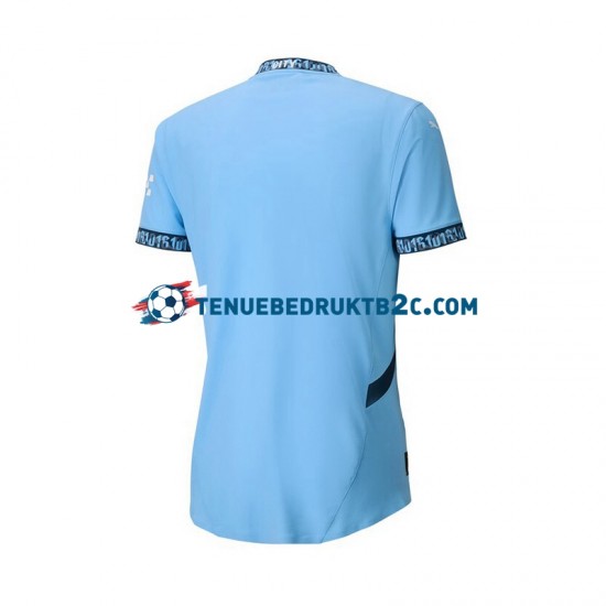 Thuisshirt Manchester City Mannen 2024-25 S-S Blauw