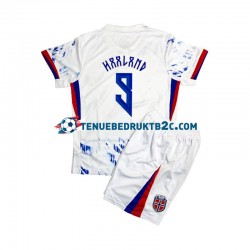 Uitshirt Noorwegen Erling Haaland 9 Voetbalteneu Kinderen 2024 S-S