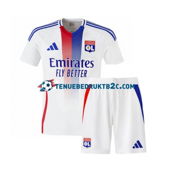 Thuisshirt Olympique Lyonnais Voetbalteneu Kinderen 2024-25 S-S