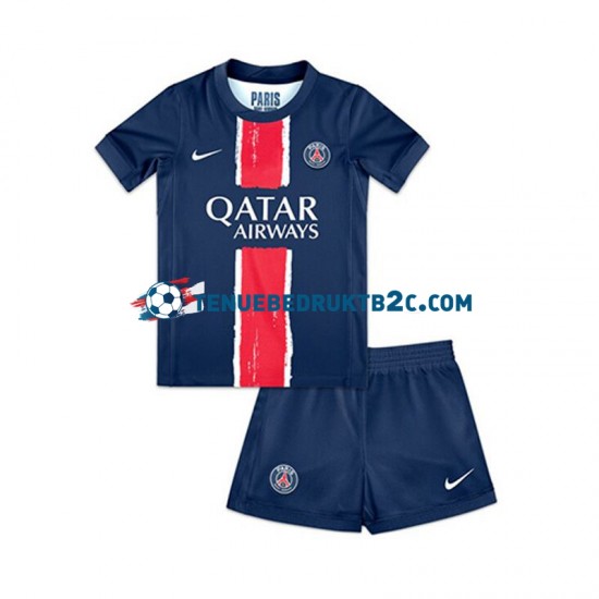 Thuisshirt Paris Saint-Germain Voetbalteneu Kinderen 2024-25 S-S