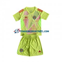 Thuisshirt Schotland Keeper Voetbalteneu Kinderen Europacup 2024 S-S