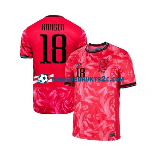 Thuisshirt Zuid-Korea KANGIN 18 Mannen 2024 S-S