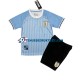Thuisshirt Uruguay Voetbalteneu Kinderen 2024 S-S