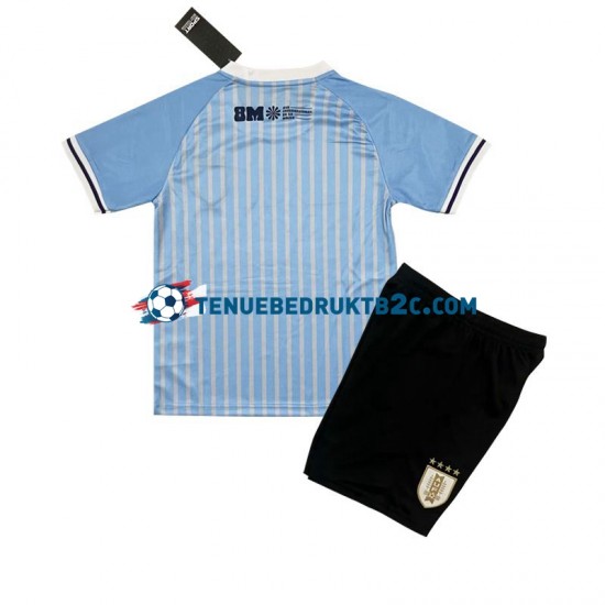 Thuisshirt Uruguay Voetbalteneu Kinderen 2024 S-S
