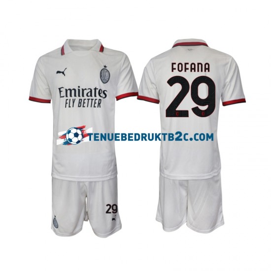 Uitshirt AC Milan Fofana 29 Voetbalteneu Kinderen 2024-25 S-S