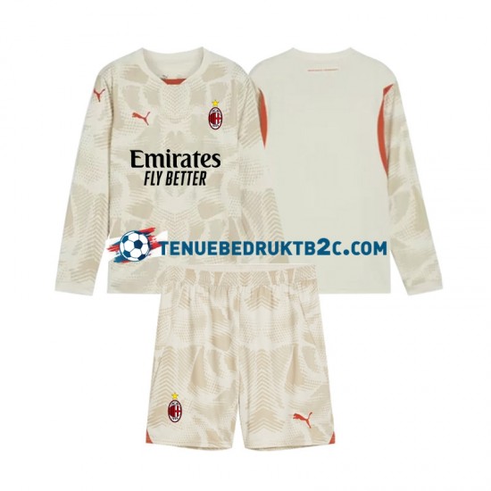 3de shirt AC Milan Keeper Voetbalteneu Kinderen 2024-25 L-S