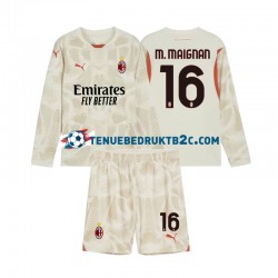 3de shirt AC Milan Keeper Mike Maignan 16 Voetbalteneu Kinderen 2024-25 L-S