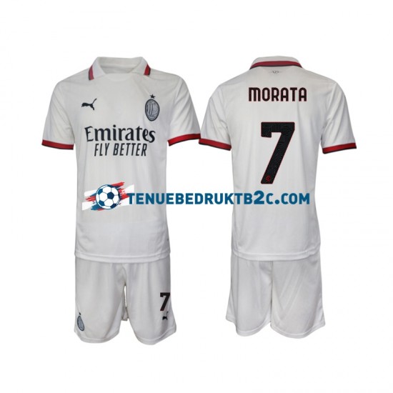 Uitshirt AC Milan Morata 7 Voetbalteneu Kinderen 2024-25 S-S