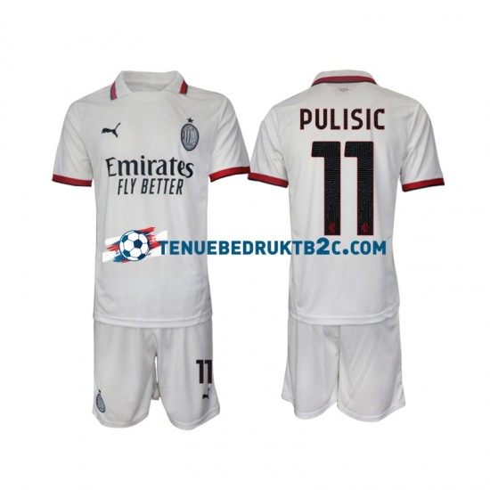 Uitshirt AC Milan Pulisic 11 Voetbalteneu Kinderen 2024-25 S-S