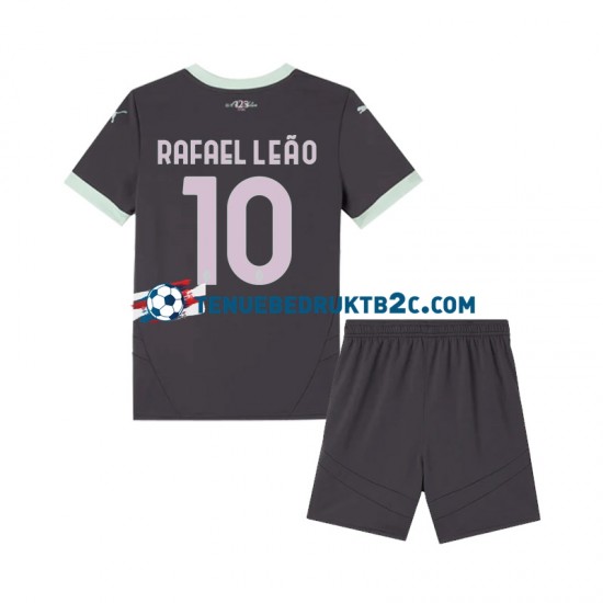 3de shirt AC Milan Rafael Leao 10 Voetbalteneu Kinderen 2024-25 S-S