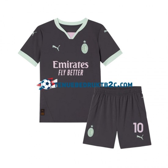 3de shirt AC Milan Rafael Leao 10 Voetbalteneu Kinderen 2024-25 S-S