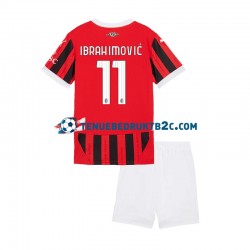 Thuisshirt AC Milan ibrahimovic 11 Voetbalteneu Kinderen 2024-25 S-S