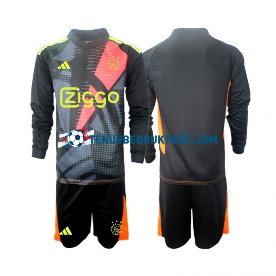 Thuisshirt AFC Ajax Keeper Voetbalteneu Kinderen 2024-25 L-S