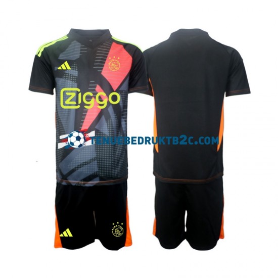 Thuisshirt AFC Ajax Keeper Voetbalteneu Kinderen 2024-25 S-S