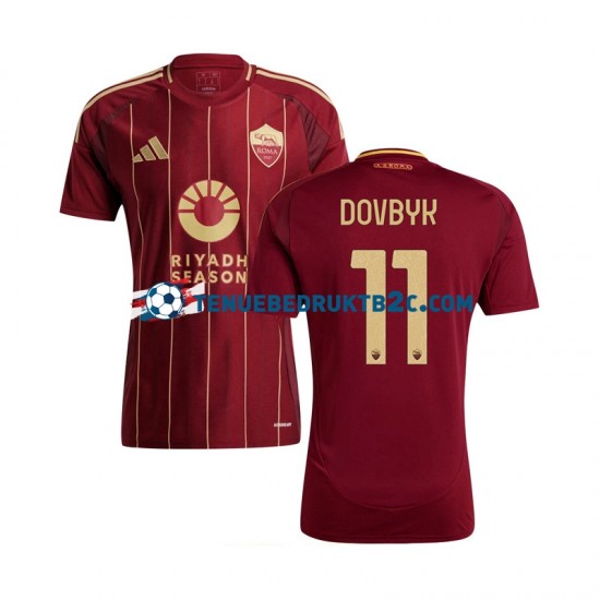 Thuisshirt AS Roma Artem Dovbyk 11 Mannen 2024-25 S-S