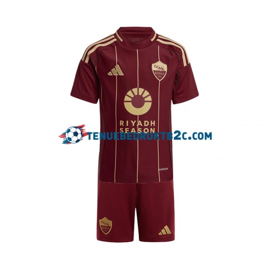 Thuisshirt AS Roma Voetbalteneu Kinderen 2024-25 S-S