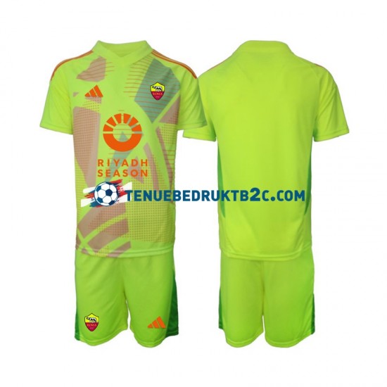 Uitshirt AS Roma Keeper Voetbalteneu Kinderen 2024-25 S-S