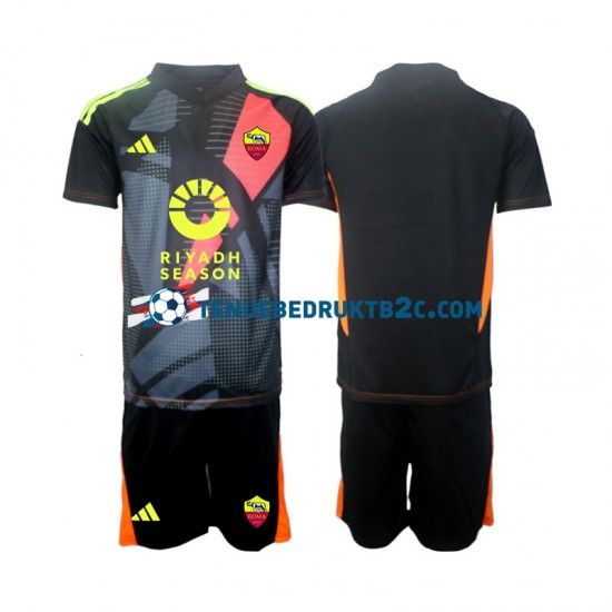 Thuisshirt AS Roma Keeper Voetbalteneu Kinderen 2024-25 S-S