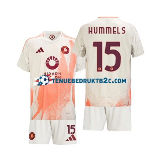 Uitshirt AS Roma Mats Hummels 15 Voetbalteneu Kinderen 2024-25 S-S