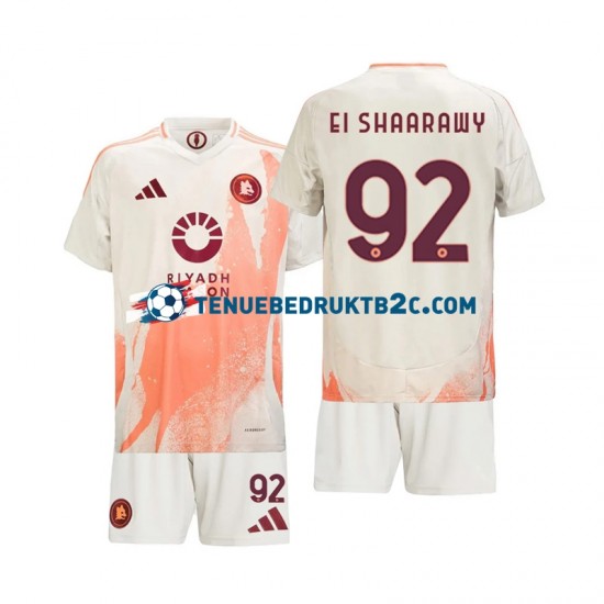 Uitshirt AS Roma Stephan El Shaarawy 92 Voetbalteneu Kinderen 2024-25 S-S