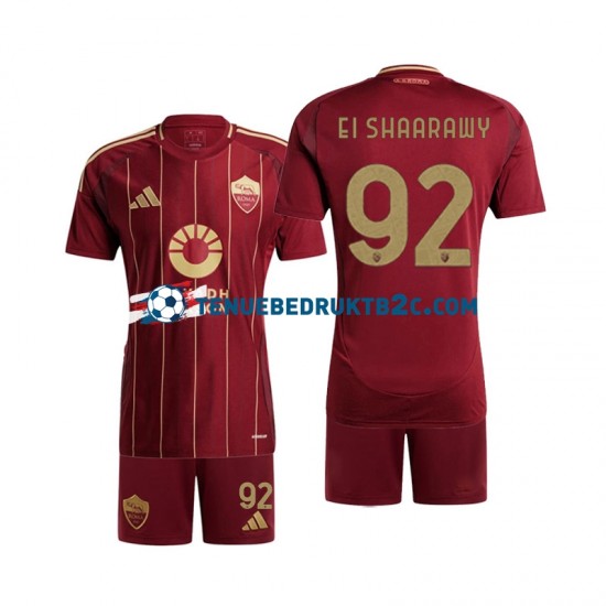 Thuisshirt AS Roma Stephan El Shaarawy 92 Voetbalteneu Kinderen 2024-25 S-S