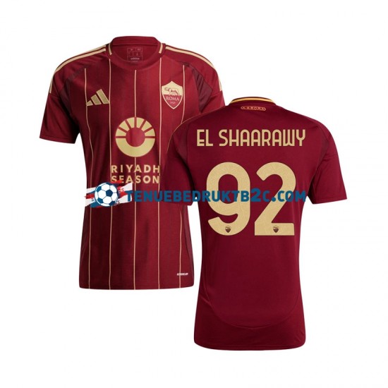 Thuisshirt AS Roma Stephan El Shaarawy 92 Mannen 2024-25 S-S