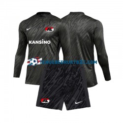 Uitshirt AZ Alkmaar Keeper Voetbalteneu Kinderen 2024-25 L-S