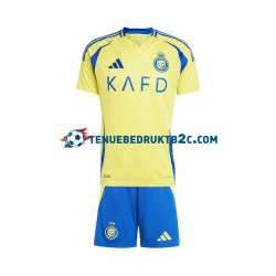 Thuisshirt Al Nassr Voetbalteneu Kinderen 2024-25 S-S