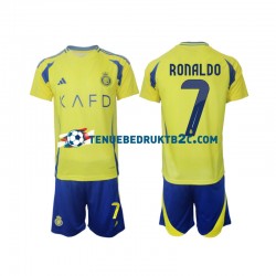 Thuisshirt Al Nassr Cristiano Ronaldo 7 Voetbalteneu Kinderen 2024-25 S-S