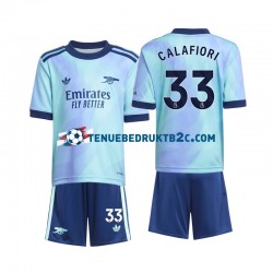3de shirt Arsenal Calafiori 33 Voetbalteneu Kinderen 2024-25 S-S