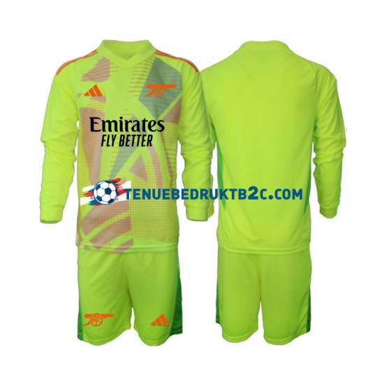 Thuisshirt Arsenal Keeper Voetbalteneu Kinderen 2024-25 L-S