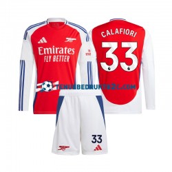 Thuisshirt Arsenal Riccardo Calafiori 33 Voetbalteneu Kinderen 2024-25 L-S