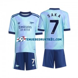 3de shirt Arsenal Saka 7 Voetbalteneu Kinderen 2024-25 S-S