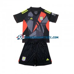 Uitshirt Aston Villa Keeper Voetbalteneu Kinderen 2024-25 S-S